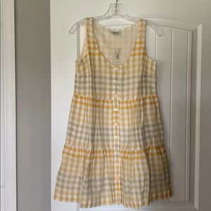 Madewell Button-Front Mini Dress
